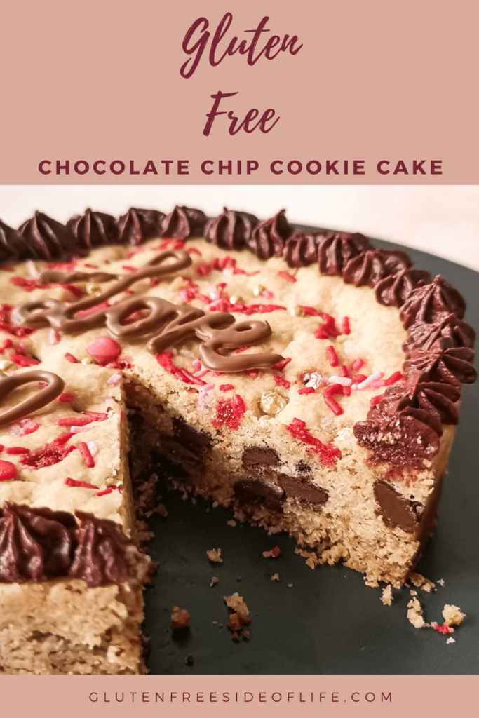 Gluten Free Chocolate Chip Cookie Cake