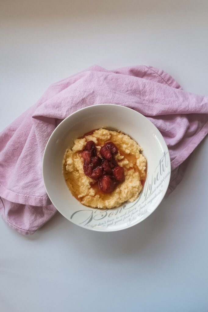 Creamy Breakfast Polenta Porridge The Gluten Free Side Of Life