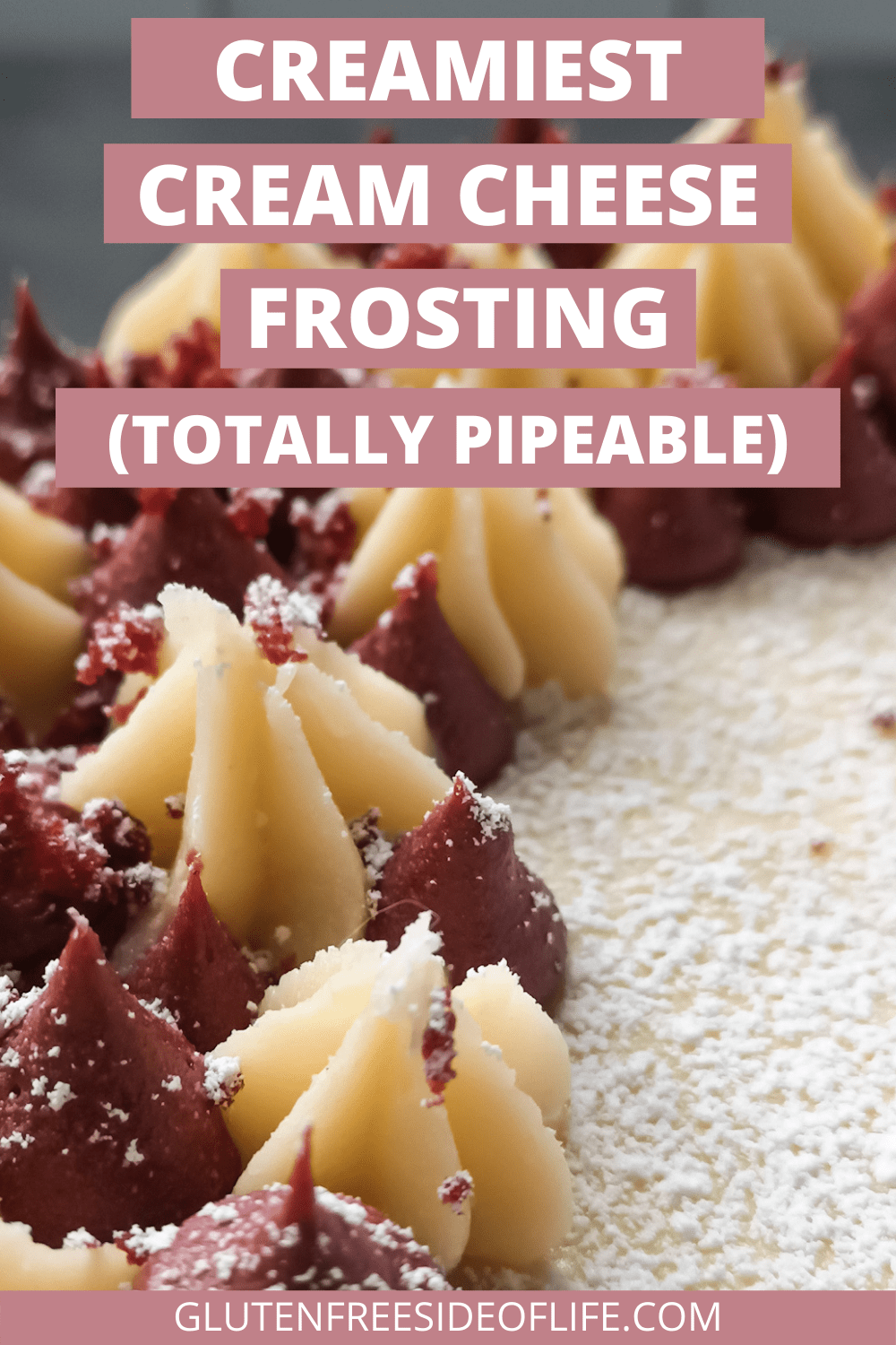 Cream Cheese Frosting (Totally pipeable!) The Gluten Free Side Of Life