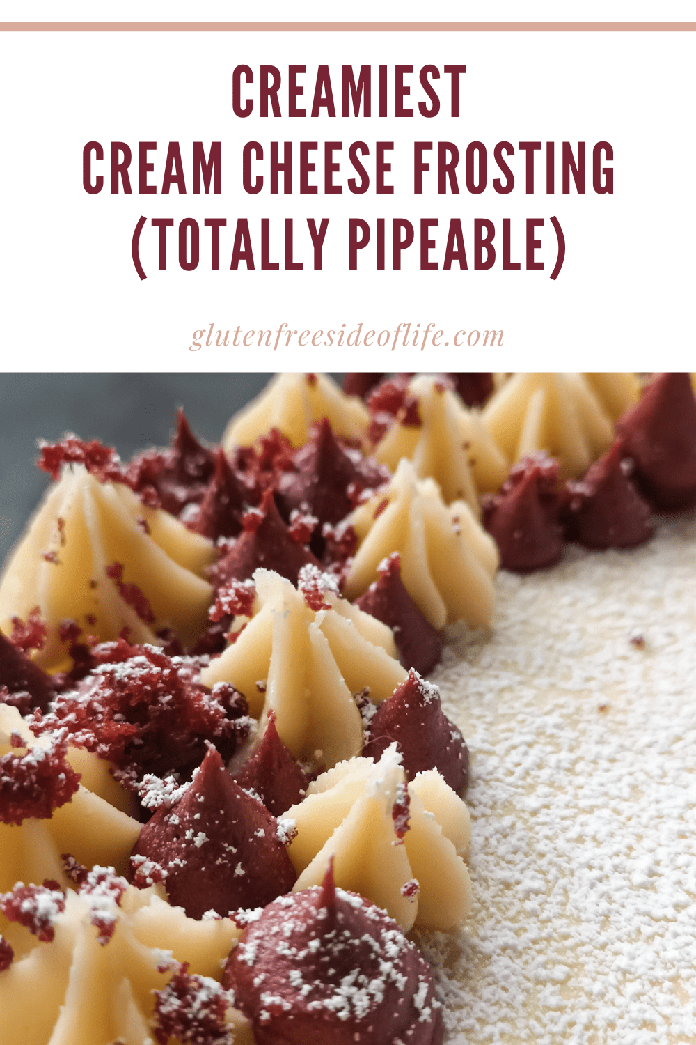 Cream Cheese Frosting (Totally pipeable!) The Gluten Free Side Of Life