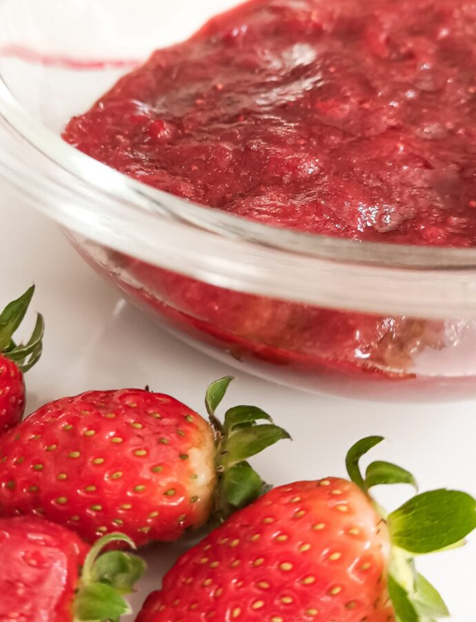 Healthy Strawberry Jam Or Filling
