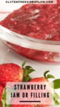 Healthy Homemade Strawberry Jam or Filling (No Pectin)